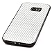 Produktbild ScorpioCover Alu Rahmen Echt Carbon Exklusiv kompatibel mit Samsung Galaxy S6 Edge + / Plus Handy Hülle Cover Tasche Case Silber/schwarz