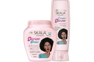 O GAJO Skala Crespo Divino Mascarilla y Acondicionador para Cabello Rizado y Encrespado, Elimina el Frizz, Hidrata, Modela los Rizos, Set Morado