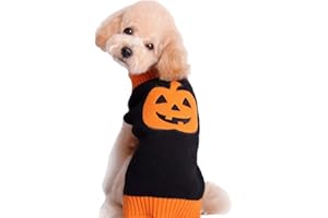 TENGZHI Winter Dog Sweater Small Cat Clothes Puppy Sweater For Pet Dog Knitting Crochet Cloth Halloween Dog Jersey Ugly Sweater for Holiday