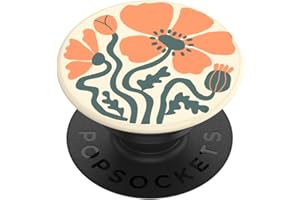 PopSockets: PopGrip - Soporte y Agarre para Teléfonos Móviles y Tablets con un PopTop Intercambiable - Fall Fleur