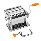 Nudelmaschine 3 in 1 Funktion Edelstahl Pasta Maschine...