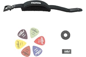 rayzm Guitar String Smorzatore per Corde di Chitarra Fretwrap, Nastro Riduttore di Rumore per Chitarra/Basso, Cinghia Mute Silenziatore per Tastiera di Chitarra