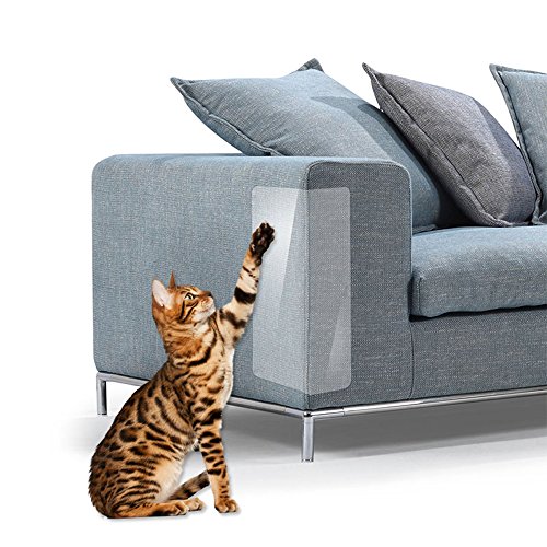 FOONEE Cat Claw Displayschutzfolie, 2 PCS Clear Premium Heavy Duty flexiblem Vinyl Pet Couch Displayschutzfolie Guards für Schutz Ihrer Möbel, Cat Scratch Stopper FOONEE Cat Claw Displayschutzfolie, 2 PCS Clear Premium Heavy Duty flexiblem Vinyl Pet Couch Displayschutzfolie Guards für Schutz Ihrer Möbel, Cat Scratch Stopper