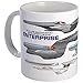Produktbild Moderne Kaffee Tassen, für Mama Weihnachten präsentiert Motivational U.S.S. Enterprise Lineage Tasse Funny Keramik Tasse 313 ml Tassen, Geschenke