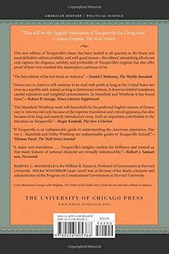 Book's Cover of Democracy in America