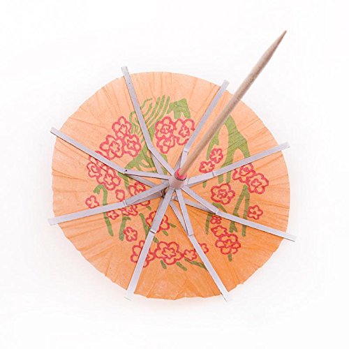 OUNONA 150pcs Cocktailschirmchen in verschiedenen Farben - 7