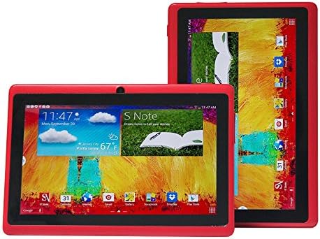 72% OFF! Tecwizz 7 Inch Kids Tablet PC Bundle (Quad Core, 8GB, HD, Google Android Kitkat 4.4, WIFI Enabled) + Extra Kid Proof Silicon Case **Free Shipping** (Red)