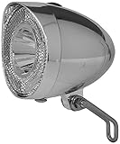 Marke: Union, Sonstiges: Modell: Nostalgie SchweinwerferUN-4915Artikel-Bezeichnung: Akku/BatterielampeEnergie-Quelle: Batterie, Farbe: chromchrom, Beleuchtung: Leuchtstärke: 20 LuxLeuchtmittel: