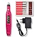 Produktbild Professionelle Elektrische Nail Art Bohrer 6 Bits Set Für Elektrische Schleifmaschine Zehe Nagelfeile Werkzeug (Eu-Stecker, USA Stecker),Pink,Euplug