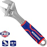 WORKPRO WP272012 250mm Cr-V Profesyonel Kurbağacık Anahtar