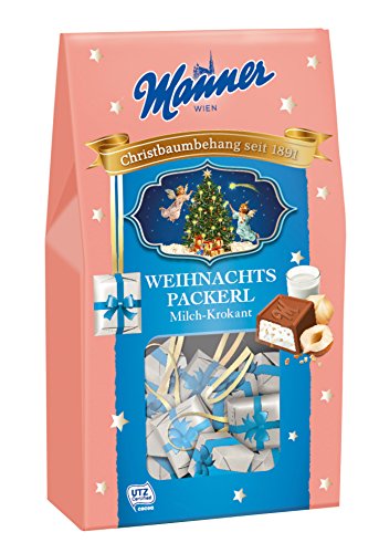 Preisvergleich Produktbild Manner - Weihnachtsbaum-Behang Milch-Krokant - 290g