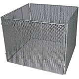 TrendLine Metallkomposter 100 x 100 x 80 cm Gartenkomposter Streckmetall