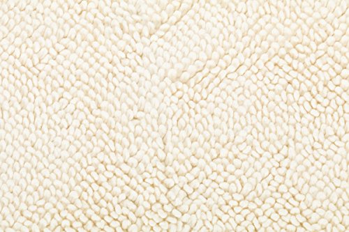 Floringo Luxus Badvorleger Badematte Makkaroni 100% Baumwolle 1700g/m² (50×80, creme) - 3