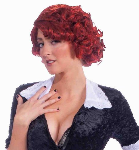 American Horror Story Sexy Young Moira French Maid Red Wig