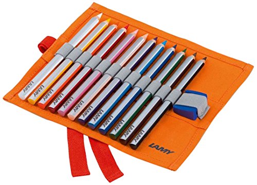 Lamy 1226067 4-Plus Farbstift Set Stoffrolle Modell Nummer W 439