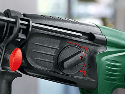 Bosch DIY Bohrhammer PBH 3000 FRE, SDS Bohrfutter, 4tlg. SDS-Set, Flachmeißel, Tiefenanschlag, Zusatzhandgriff, Koffer (750 W, BohrØ Beton 26 mm) - 4