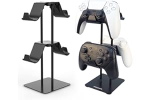 Monzlteck Supporto per controller da tavolo per PS4/PS5/Xbox ONE/Switch Pro, organizer per controller, accessori da gioco