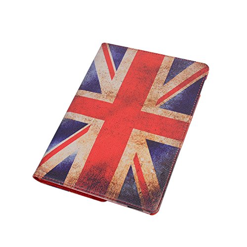 iPad Pro 9.7 UK Flag Muster Case, elecfan ® 360 Grad Drehbaren iPad Pro 9.7 PU Leder Hülle Smart Schutzhülle UK Flag Muster Multi Funktion mit Eingebauter Magnet und Auto Schlaf Aufwachen Funktion und Standfunktion (iPad Pro 9.7, Flag-UK) - 4