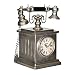 Produktbild [en.casa] Dekorative Standuhr Altes Telefon Design mit analoger Anzeige - 35 x 19 x 33 cm - Mehrfarbig