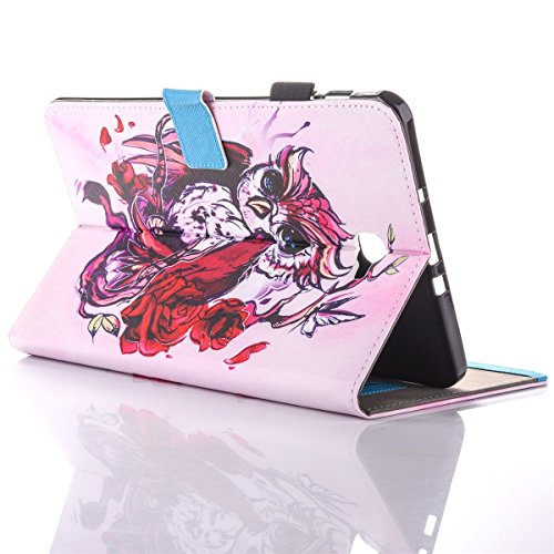 inShang T580/T585 Cover für Samsung Galaxy TAB A 10.1 Inch T 580 Hülle mit PU Leder Skins Etui Schutzhülle Ständer Smart Case Cover, + inShang Logo hochwertigen Stylus Eingabestift Stift - 3