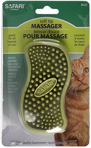 Safari® by Coastal Soft Tip Massager for Bathing or Massage of Shorthaired or Longhaired Cats