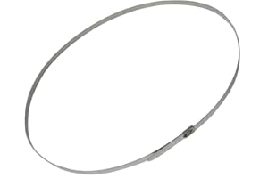 AERZETIX: 7.9mm x 1000mm 100cm 10 Colliers de Serrage en métal Acier Inoxydable C42160