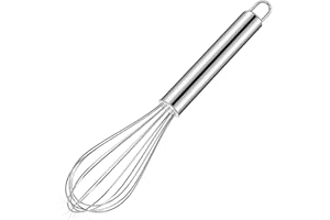 COMFORTY 6 Zoll Kleiner Schneebesen Mini Edelstahl Rührbesen zum Mischen Schlagen Aufschäumen und Rühren