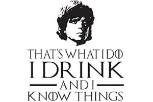 PREMIUMSTICKERS That's what I do best, Tyrion Lannister, Game of Thrones Sticker | Laptop, Car, Fridge, Wall Art Decal