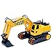 Produktbild HKFV RC Bulldozer, Model Free Wheeler Die Cast BAU Spielzeug RC Car 1:24 Scale Fernbagger-BAU-LKW-Spielzeug