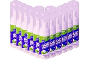 Datesand Group Moisturising Foaming Hand Sanitiser with Skin Softener and Aloe Vera Designed to kill more than 99.99% of Germs and Viruses (Pack of 24 x 50ml)