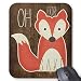Produktbild Oh for Fox Sake Wood Effect Mouse Pad Rectangle Non-Slip Rubber Personalized Mousepad Gaming Mouse Pads