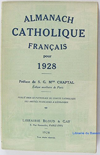 Download Almanach catholique français pour 1928