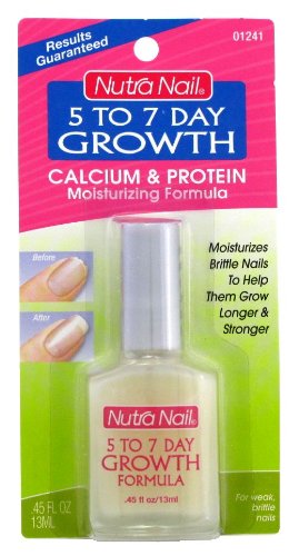 Nutranail 5 To 7 Day Growth 13 ml (Calcium Formula) (3-Pack)
