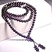 Produktbild K&C Multi-Purpose Natürliche 6mm Edelstein Buddhist 0,24 Zoll 108 Beads Mala Stretchy Armband Halskette Heilung Purple