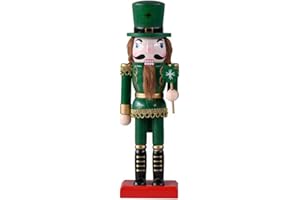 SNOWINSPRING DecoracióN Cascanueces de Cascanueces Verde Roral Figuras DíA de San Patricio Cascanueces