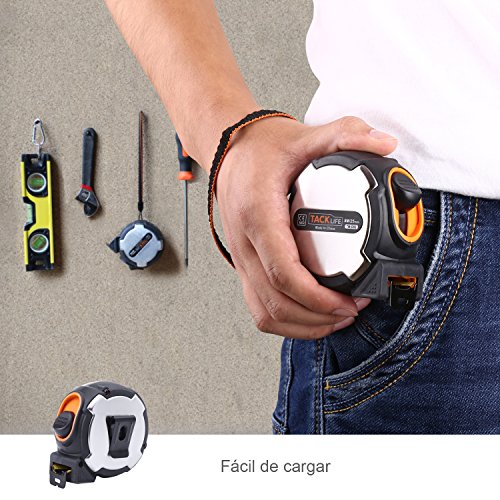 TACKLIFE-TM-D02- Cinta m trica de acero de 8 metro Cinta de medida econ mica de funci n autobloqueo y alta precisi n antidesgaste flexometro dise o antideslizante e inoxidable reviews TACKLIFE-TM-D02- Cinta m trica de acero de 8 metro Cinta de medida econ mica de funci n autobloqueo y alta precisi n antidesgaste flexometro dise o antideslizante e inoxidable