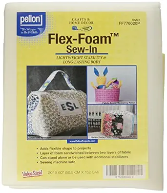 Pellon FF776020P Flex-Foam Sew-In Stabilizer, 20