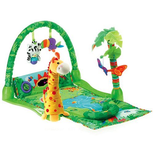 Imagen 1 de Fisher Price Rainforest 1-2-3 Musical Gym - juguetes musicales (Niño/niña, Multi)