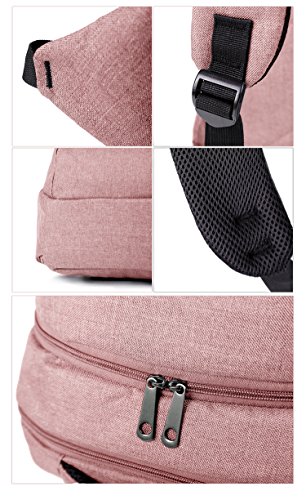 EssVita Vintage Rucksack Herren Damen Unisex School Student Oxford Laptop Rucksack Retro Rucksäcke Schulrucksack - 5