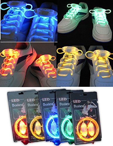 Preisvergleich Produktbild Wasserdicht blinkender LED Shining Schnürsenkel
