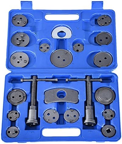 Pandamoto Brake Calliper Piston Rewind Wind Back Tool Kit 22 Pieces (Blue)