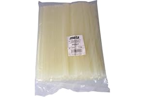 MOTA HERRAMIENTAS 39945 Barra Pegamento, Pack 1 Kg, Blanco, 7 Mm