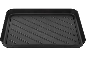 Garneck Plastic Boot Tray Heavy Duty Shoe Mat Trays Dog Cat Bowl Mats Trap Mud Water and Pet Food Mess to Protect Floors Table Organizer Mat