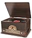 ION Audio Superior LP 7in1 Stereo Musikanlage Nostalgie RetroDesign mit Plattenspieler, Kassettendeck, Radio, CD, Kabellose Bluetooth Musikwiedergabe, USB und AUXEingang