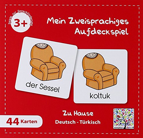 Preisvergleich Produktbild Mein Zweisprachiges Aufdeckspiel (Kinderspiel), Zu Hause, Türkisch