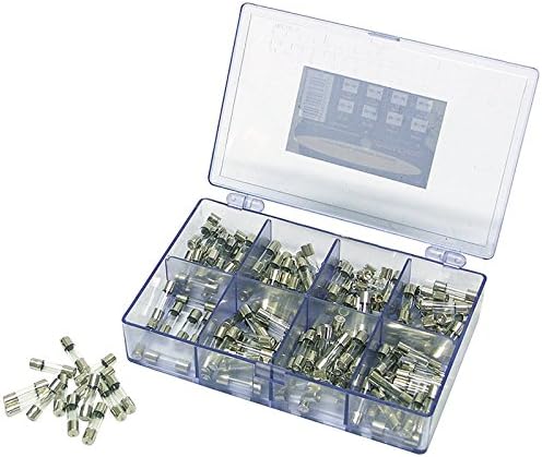 McPower Fuses Micro Fuses 5 x 20 mm Fuse Assortment 160 Pieces Quickly 20 Pieces 500 mA, 1 A, 2 A, 3 A, 4 A, 5 A, 8 A, 10 A in Transparent Plastic Box