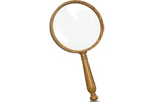 NANAOUS Loupe Vintage 10 x 100 mm, Loupe Grossissante, Loupe Enfant pour Loupe de Lecture Antique Incassable pour Les Loisirs de Lecture, Les Amateurs de Livres, Les Personnes Âgées, Les Scientifiques