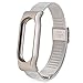 Produktbild Hunpta Metallgehäuse Uhrenschlaufe Edelstahl Armband Armband für Xiaomi Mi Band 2 (Silber)