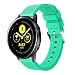 Produktbild Fcostume Sport-Weiches Silikon-Band-Ersatzband Armband für Samsung Galaxy Watch Active (Minzgrün)