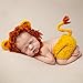 Produktbild Ateid Neugeborene Fotografie Kostüm Kreativ Baby Fotoshooting Set Gelb Löwe